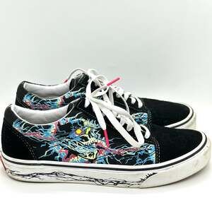 Vans Old Skool Glow In The Dark Skull House Of Terror Shoes Men's 7 Women's 8.5